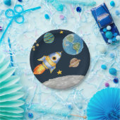 第1誕生日、宇宙誕生日、送風ギフトラベル ペーパープレート (パーティー)