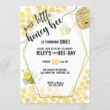 第1誕生日、蜂パーティー、蜂をテーマにした