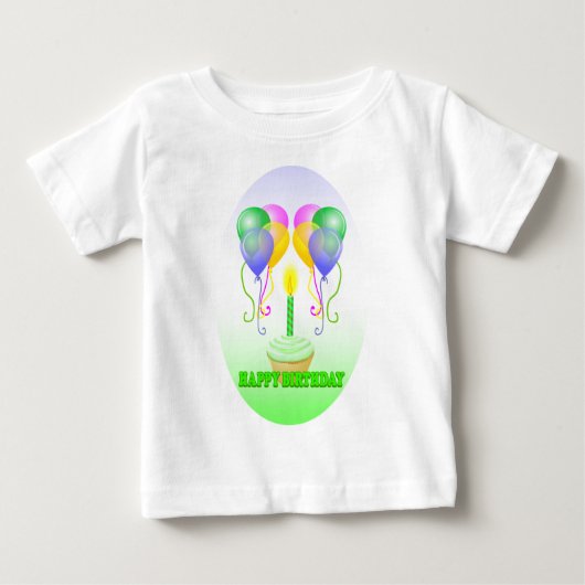 第1誕生日Tシャツ ベビーTシャツ (正面)