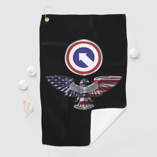 第1部隊支援コマンドイーグルパカスタムッチ ゴルフタオル (インサイチュ)