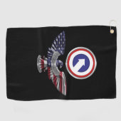 第1部隊支援コマンドイーグルパカスタムッチ ゴルフタオル (横)