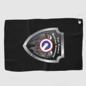 第1部隊支援指令カスタム盾 ゴルフタオル (横)