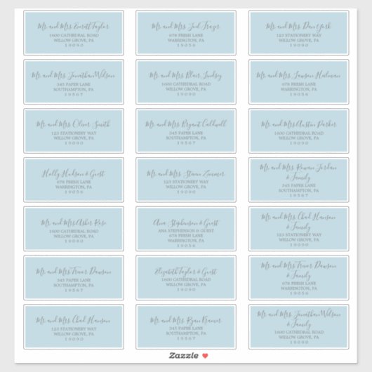 第1開花座標ゲスト住所 シール (シート)