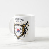 第1韓国の叔母さん コーヒーマグカップ (正面左)