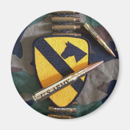 第1騎兵ディビジョン空室分割フォートフードマグネット マグネット