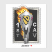 第1騎兵師団のカスタマイズスカル シール (シート)