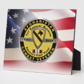 第1騎兵師団アフガニスタン退役軍人 フォトプラーク (側面)