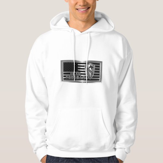 第1騎兵師団イラク退役軍人 パーカ (正面)