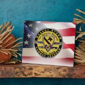 第1騎兵師団デザートストーム退役軍人 フォトプラーク (側面)