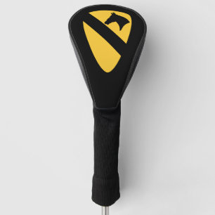 第1騎兵師団パッチ愛国者 ゴルフヘッドカバー