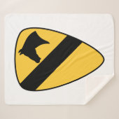 第1騎兵師団パッチ愛国者 シェルパブランケット (正面(横))