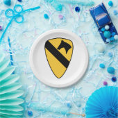 第1騎兵師団パッチ愛国者 ペーパープレート (パーティー)