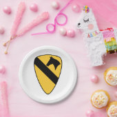 第1騎兵師団パッチ愛国者 ペーパープレート (パーティー)