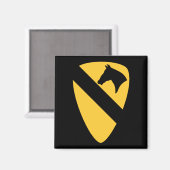 第1騎兵師団パッチ愛国者 マグネット (正面/裏面)