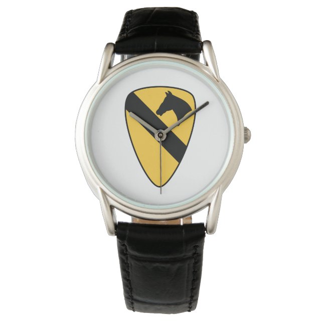 第1騎兵師団パッチ愛国者 腕時計 (正面)