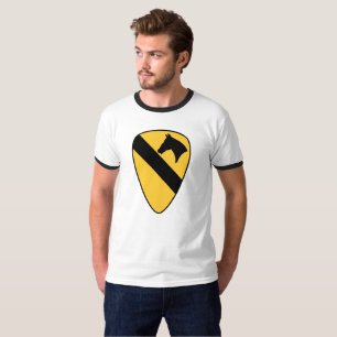 第1騎兵師団パッチ愛国者 Tシャツ