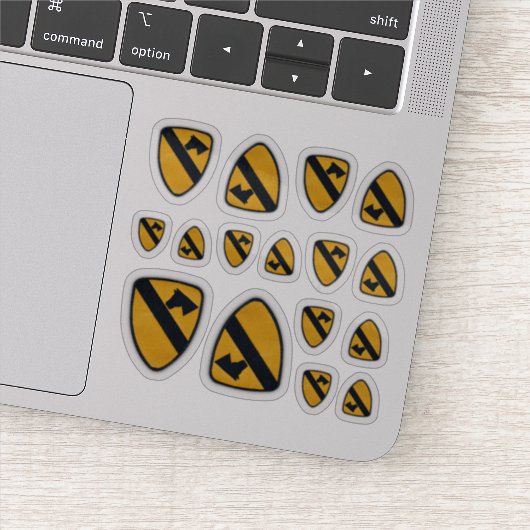 第1騎兵師団フォートフードエアキャフコンター シール (詳細)