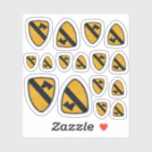 第1騎兵師団フォートフードエアキャフコンターSti シール (シート)