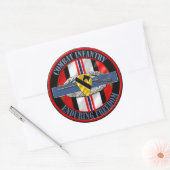 第1騎兵師団歩兵隊OEF ラウンドシール (封筒)