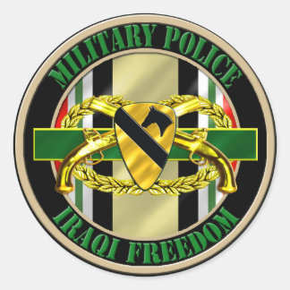 第1騎兵師団軍隊警察OIF ラウンドシール