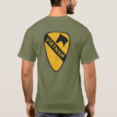第1騎兵師団退役軍人 – カスタマイズ可能 Tシャツ (裏面)