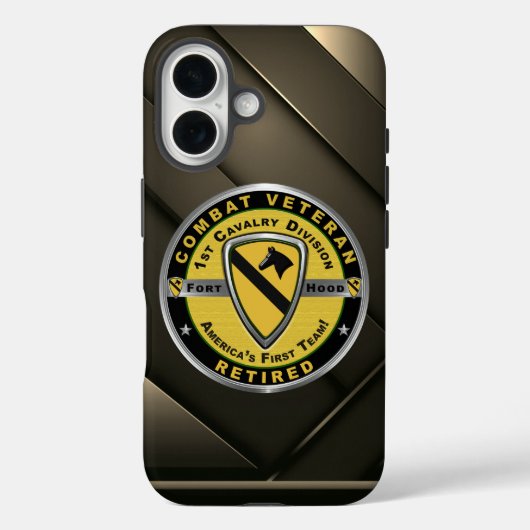 第1騎兵師団退役軍人 Case-Mate iPhoneケース (裏面)