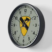 第1騎兵師団24時間壁時計 壁時計 (傾斜)