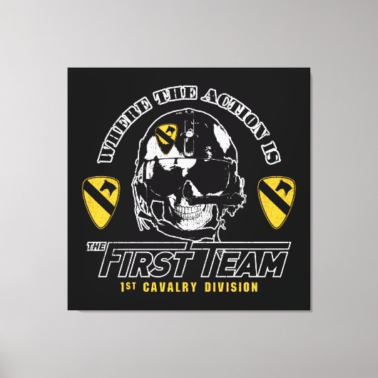 第1騎兵師団 キャンバスプリント (正面)