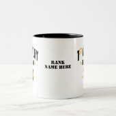 第1騎兵師団「チームの第1部統一された州」 ツートーンマグカップ (中央)