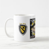 第1騎兵師団 – デザイン コーヒーマグカップ (左)