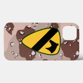 第1騎兵師団「ファーストチーム」砂漠迷彩柄 Case-Mate iPhoneケース (裏面 (横))