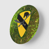 第1騎兵師団 ラウンド壁時計 (傾斜)