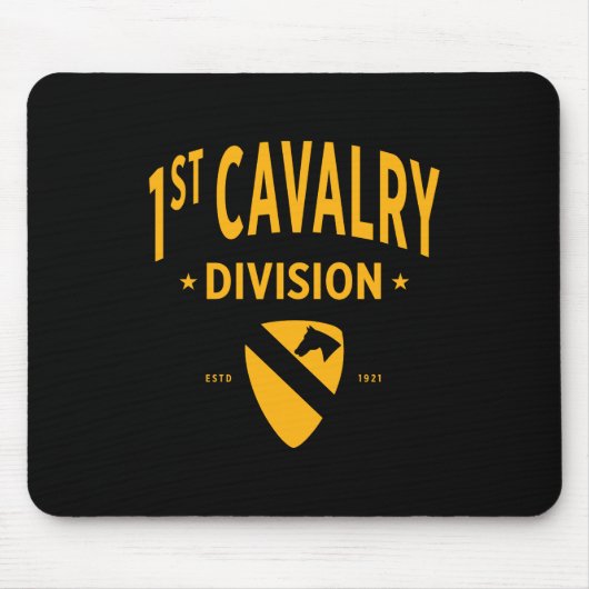 第1騎兵師団 – 第1チーム統一された州 マウスパッド (正面)