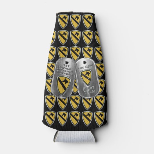 第1騎兵師団「第1騎兵隊ヴィンテージラベル」 ボトルクーラー (正面)