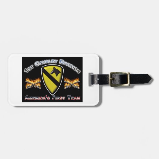 第1騎兵師団 1st CAV ラゲッジタグ (正面横)