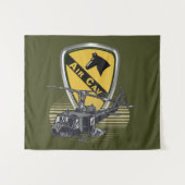 第1騎兵師団Air Cavベトナム タペストリー (正面(横))