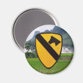 第1騎兵空軍基地砦フード マグネット (正面/裏面)