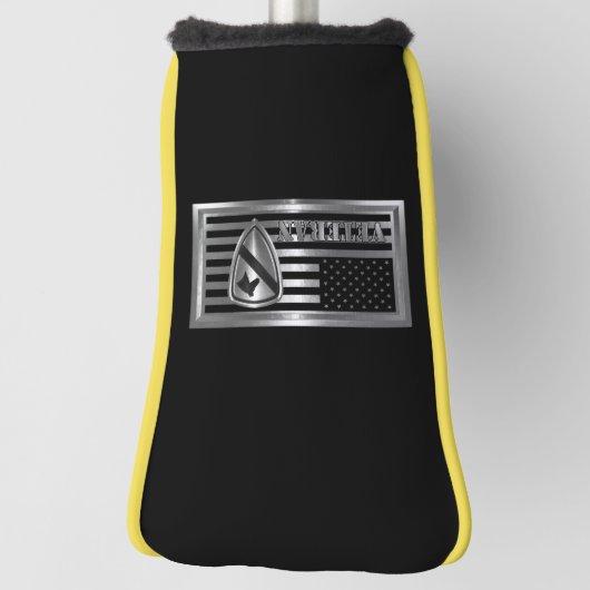 第1騎兵部アメリカの「第1チーム退役軍人 ゴルフヘッドカバー (回転90)