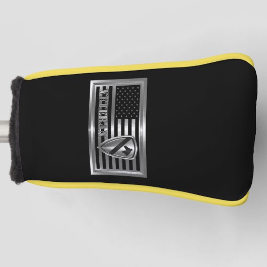 第1騎兵部アメリカの「第1チーム退役軍人 ゴルフヘッドカバー (正面)