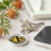 第1騎兵部門にエアカーブベットをパッチ キーホルダー (側面)