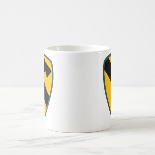 第1騎兵部門パッチ統一された州 コーヒーマグカップ (中央)