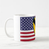 第1騎兵部門パッチ統一された州 コーヒーマグカップ (左)