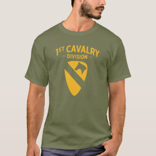 第1騎兵部門-第1チームバッジ Tシャツ