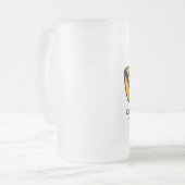 第1騎兵隊のベトナムによって曇らされるマグ フロストグラスビールジョッキ (正面左)