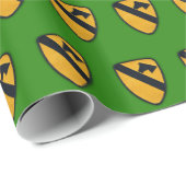 第1騎兵隊はCav空中機動のFort Hoodの退役軍人を乾燥します ラッピングペーパー (ロールコーナー)