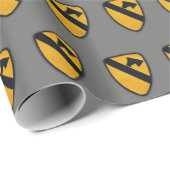 第1騎兵隊はCav空中機動のFort Hoodの退役軍人を乾燥します ラッピングペーパー (ロールコーナー)