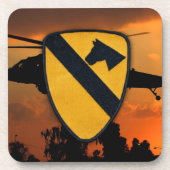 第1騎兵隊はCav CD Fort Hoodの退役軍人の獣医を乾燥します コースター (正面)