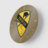 第1騎兵隊部、ベトナム ラウンド壁時計 (傾斜)