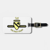 第1騎兵隊部"最初のチーム" ラゲッジタグ (正面横)