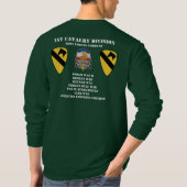 第1騎兵隊部"最初チーム" Tシャツ (裏面)